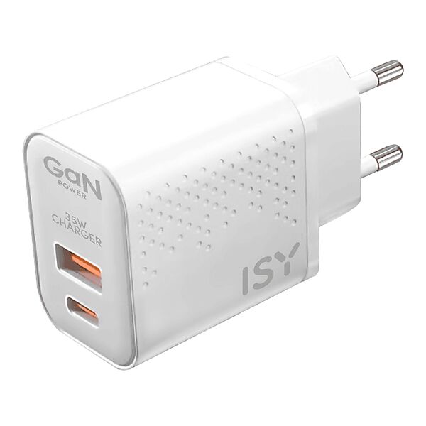 isy caricabatterie  caricabatterie usb+typec