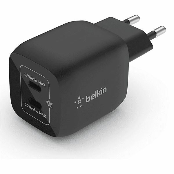 belkin caricabatteria  dual usb-c