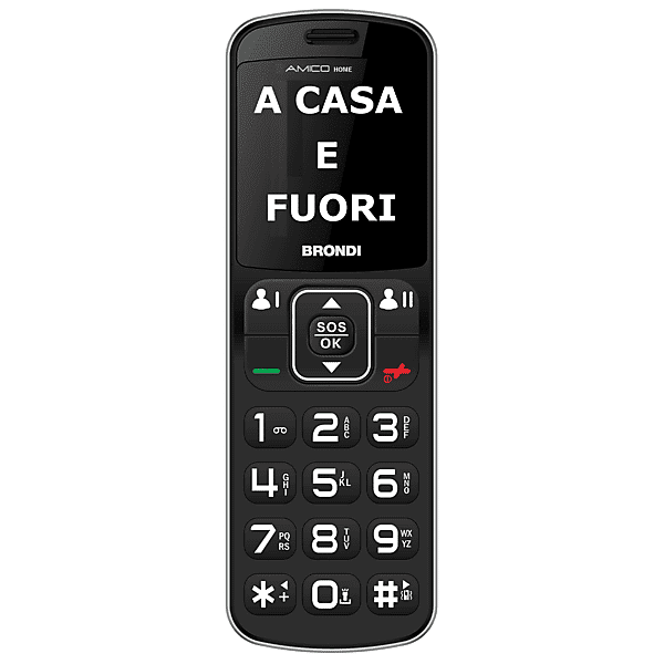 brondi cellulare  amico home nero