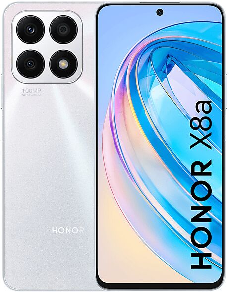 honor x8a, 128 gb, silver