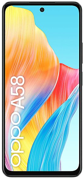 oppo a58, 128 gb, black