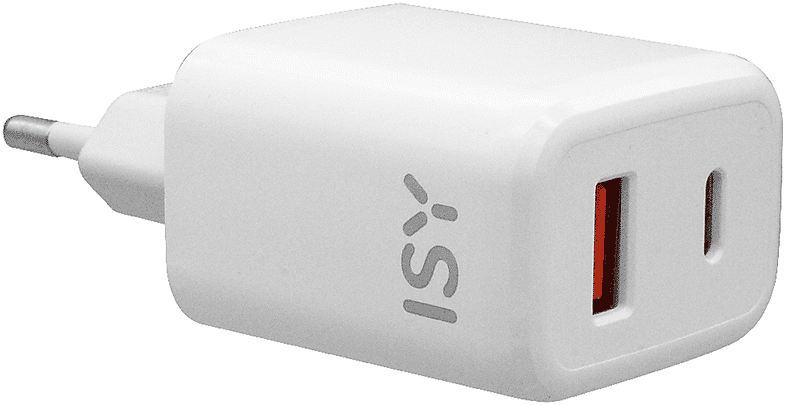 isy caricabatterie  caricabatterie usb+typec