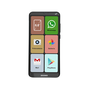 Brondi AMICO SMARTPHONE XL, 16 GB, BLACK