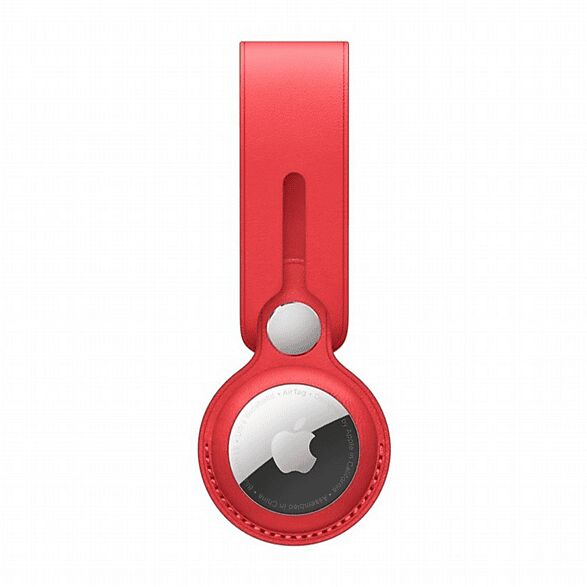 Apple Laccetto AirTag in Pelle - (PRODUCT)RED