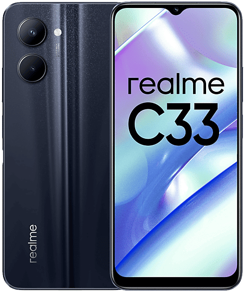 Realme C33 4+128GB, 128 GB, BLACK