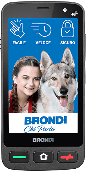 Brondi AMICO SMARTPHONE POCKET , 16 GB, BLACK