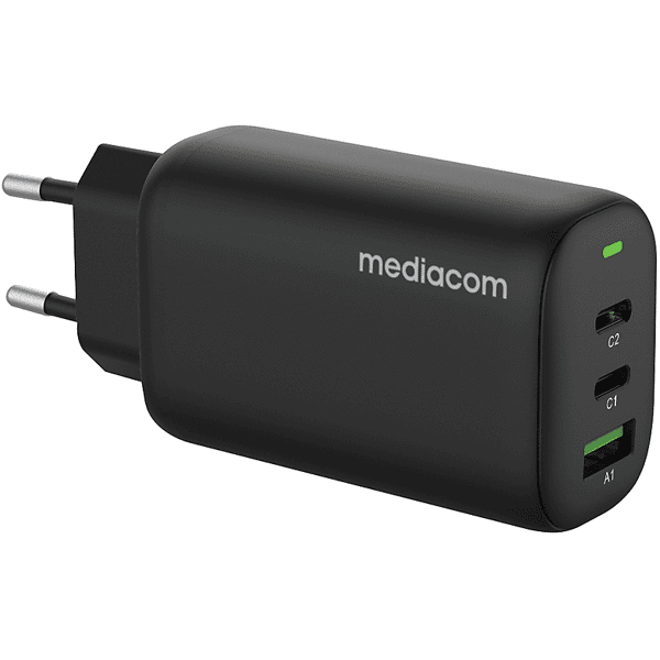 mediacom caricatore  fast charger