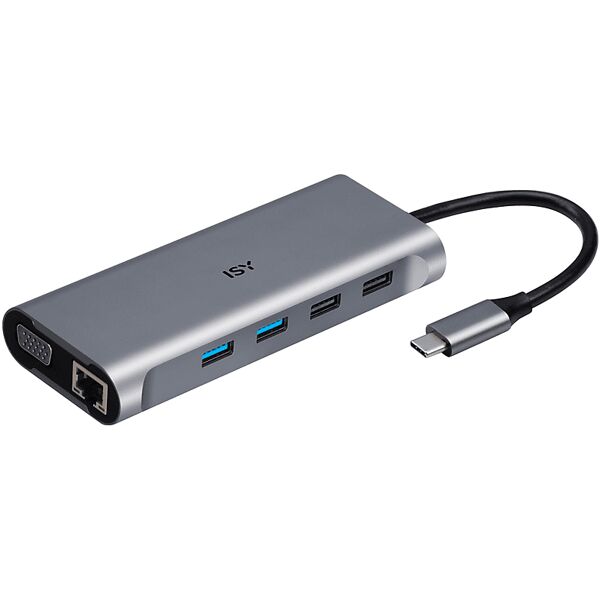 isy adattatore  adapater usb-c 7 in 1