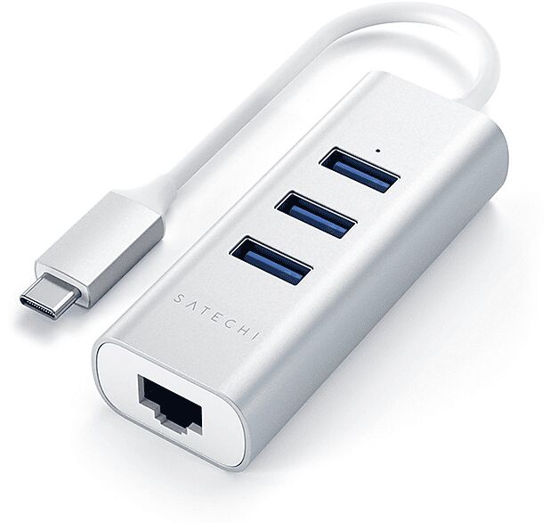 satechi hub usb  usb-c 2-in-1 ethernet