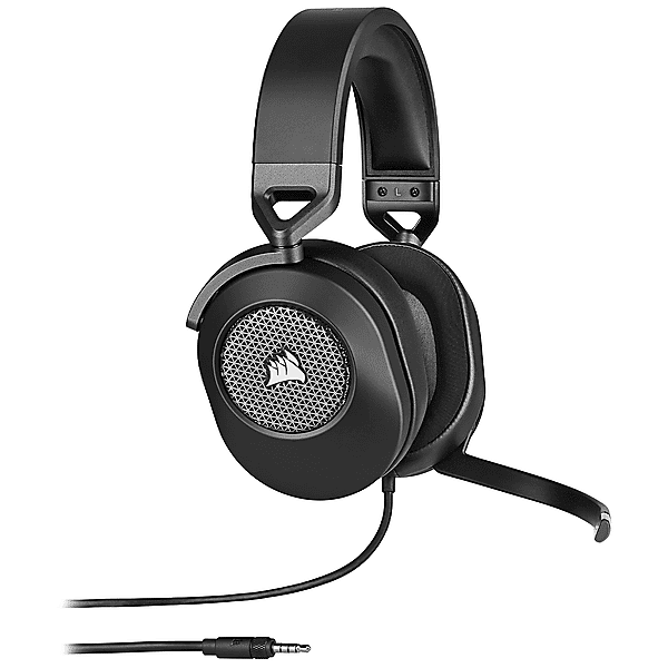 corsair hs65 surround cuffie gaming, carbon