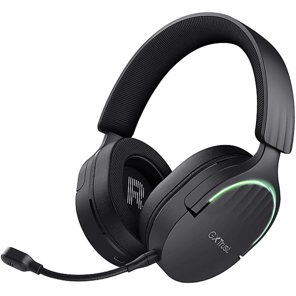 trust gxt491 fayzo wrls headset cuffie gaming, black