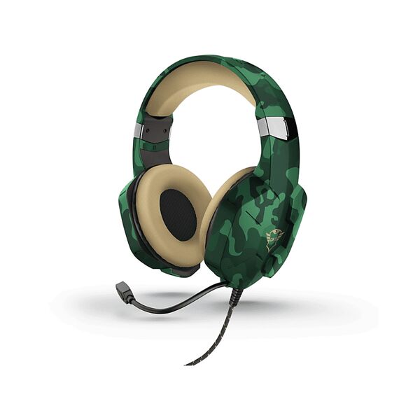 trust gxt323c carus hds jungle cuffie gaming, camouflage