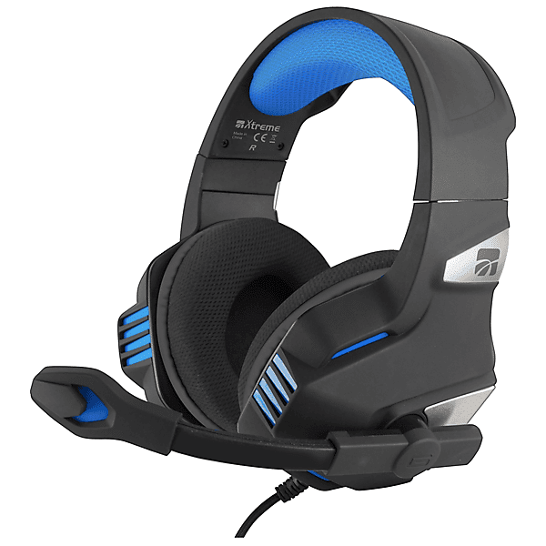 xtreme horizon x24-pro headset cuffie gaming, nero/blu