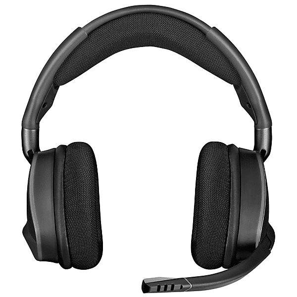 corsair void elite wireless cuffie gaming, carbon