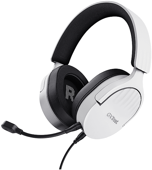 trust gxt489w fayzo headset cuffie gaming, white