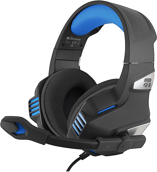 xtreme horizon x24-pro headset cuffie gaming, nero/blu