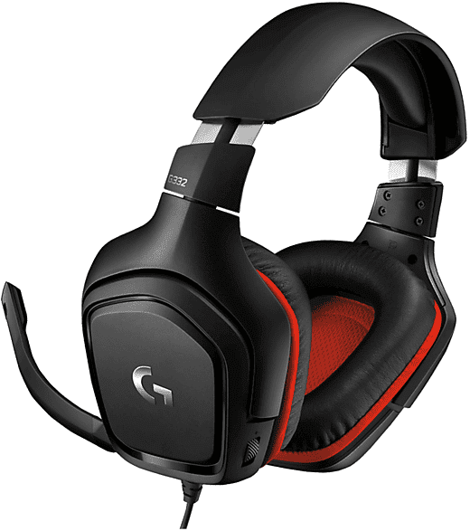 logitech g332 stereo headset cuffia gaming, nero