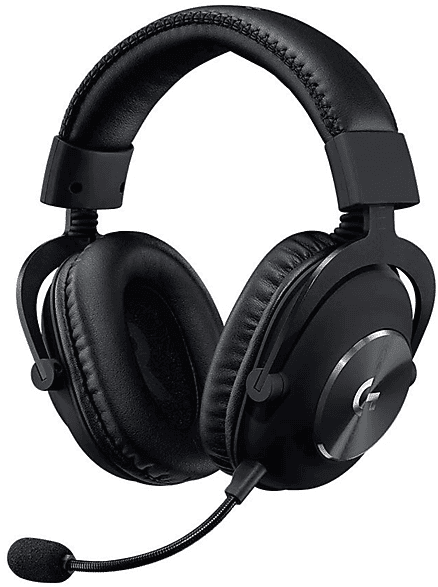 logitech g pro x headset 7.1 cuffie gaming, nero