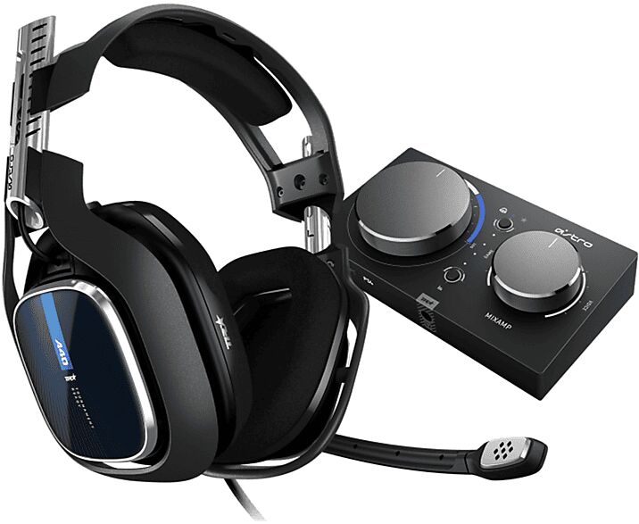 astro a40 + mixamp ps4 pc cuffie gaming, nero