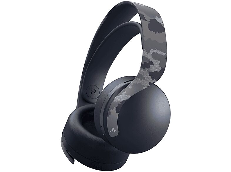 sony ps5 cuffie 3d grey camo cuffie wireless,