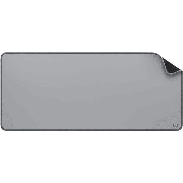 logitech mouse pad desk pad tappetino grey