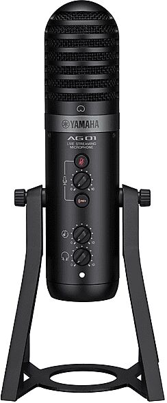 yamaha microfono a condensatore usb per live streaming  ag01bl