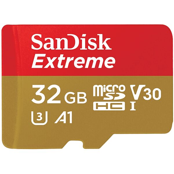 sandisk scheda di memoria  extreme action cam 32gb