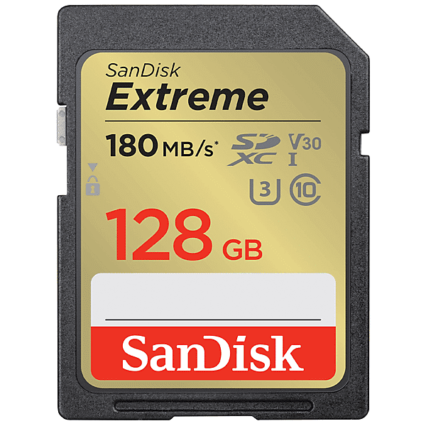 sandisk scheda di memoria  extreme v30 u3 128gb