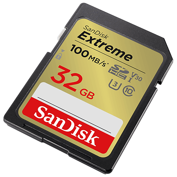 sandisk scheda di memoria  extreme v30 u3 32gb