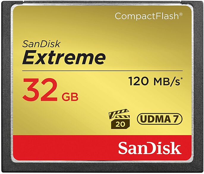 SanDisk SCHEDA DI MEMORIA  CF Extreme 32GB