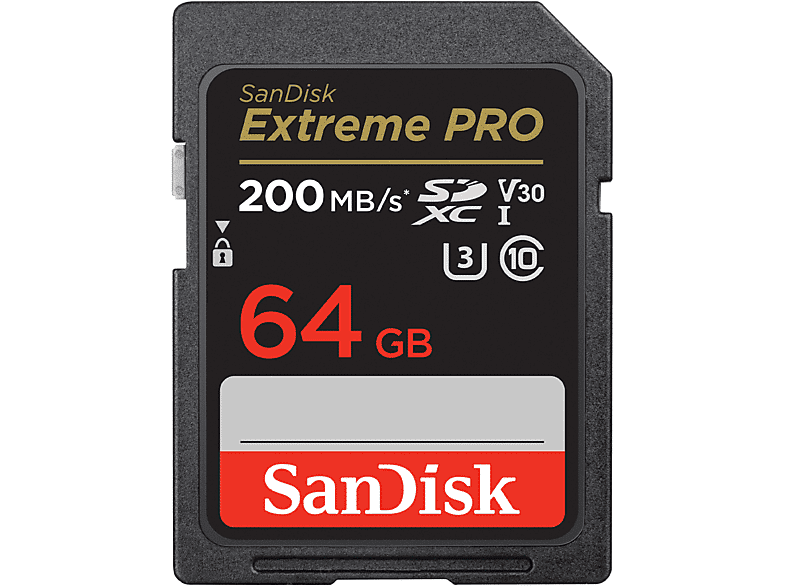 SanDisk SCHEDA DI MEMORIA Extreme Pro V30 U3 64GB