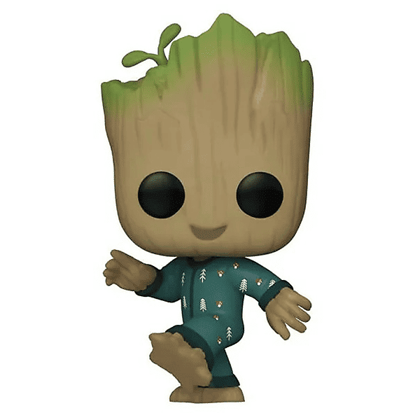 funko action figure  marvel 1192 groot pjs