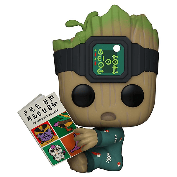 funko action figure  marvel 1193 groot pjs