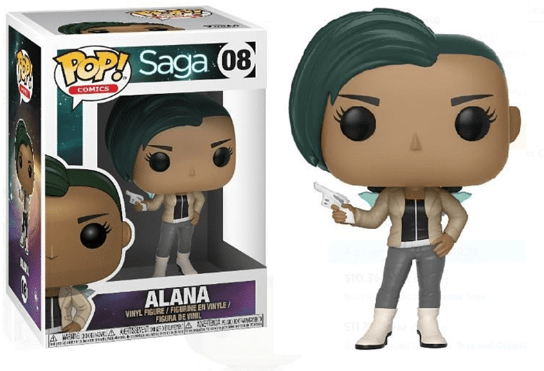 it-why personaggio  pop funko vinyl figure 08 alana with gun 9cm