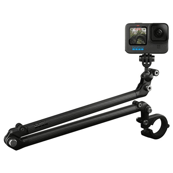 gopro asta + supporto  boom bar mount