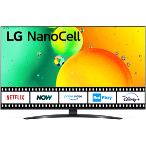 LG NanoCell 43NANO766QA 2022 TV LCD, 43 pollici, UHD 4K