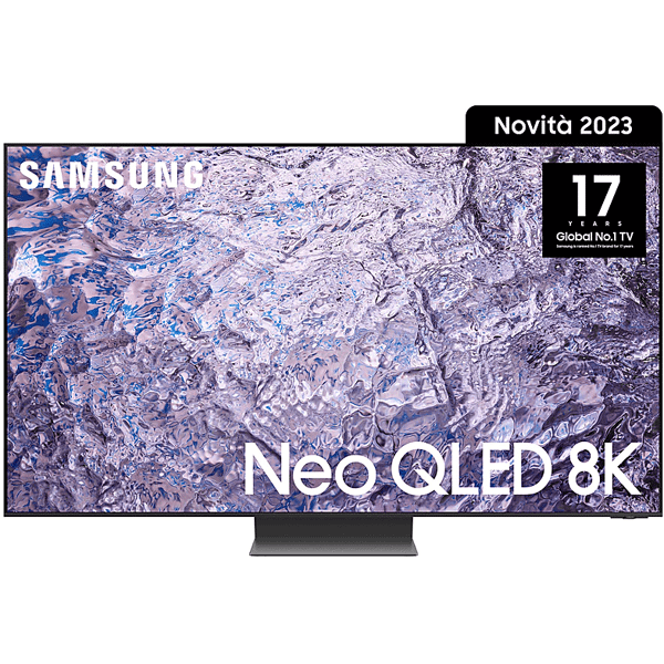 samsung qe85qn800ctxzt tv qled, 85 pollici, qled 8k