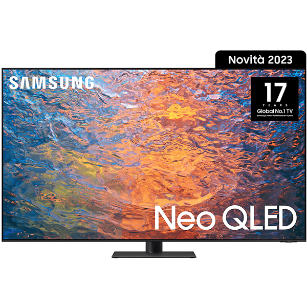 samsung qe55qn95catxzt tv qled, 55 pollici, qled 4k