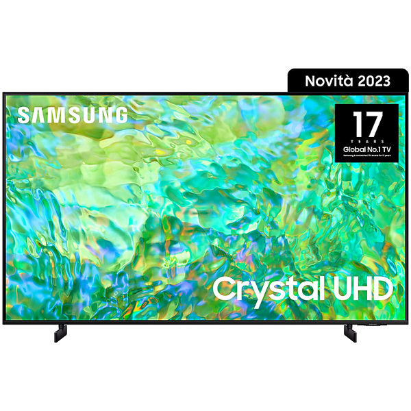 samsung ue85cu8070uxzt tv led, 85 pollici, uhd 4k