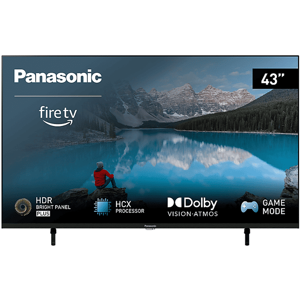 panasonic tx-43mx800e tv led, 43 pollici, uhd 4k