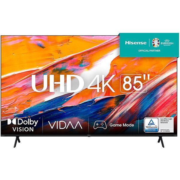 hisense 85a6k tv led, 85 pollici