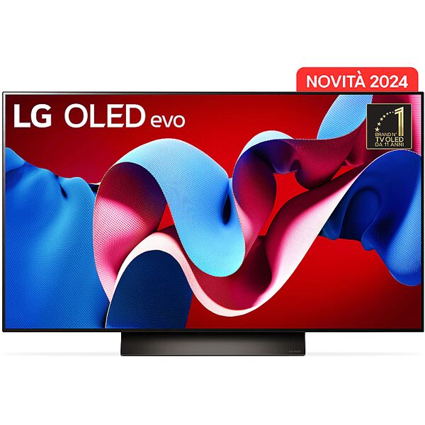 lg oled evo c4 oled48c44la tv oled, 48 pollici, 4k