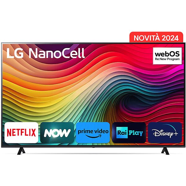 lg nanocell 75nano82t6b tv led, 75 pollici, uhd 4k