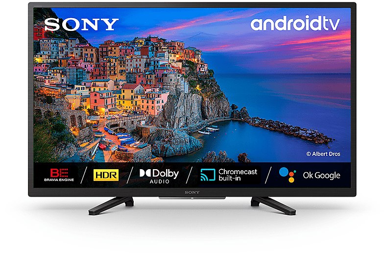 sony kd32w800 tv led bravia, 32 pollici, wxga