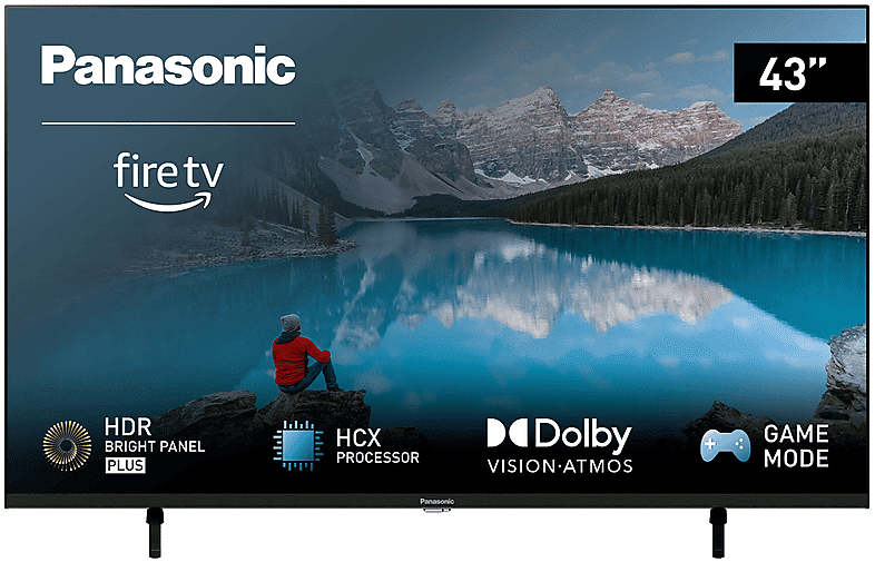 panasonic tx-43mx800e tv led, 43 pollici, uhd 4k