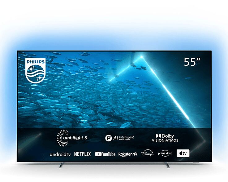 philips 55oled707/12 tv oled, 55 pollici, oled 4k