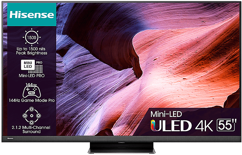 Hisense 55U8KQ TV LED, 55 pollici