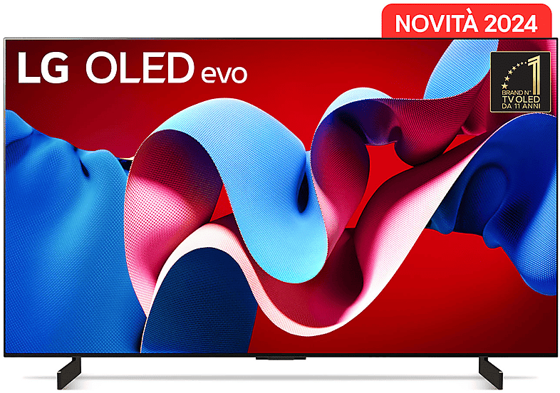 LG OLED evo C4 OLED42C44LA TV OLED, 42 pollici, 4K