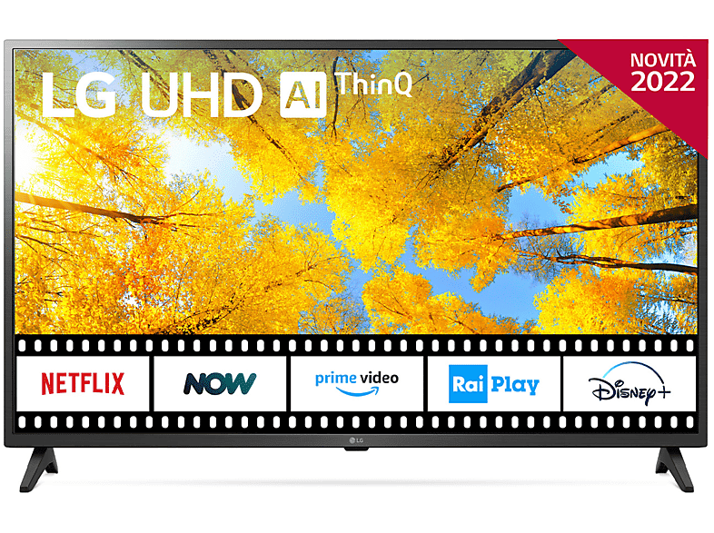 LG UHD 4K 43UQ75006LF 2022 TV LED, 43 pollici, 4K, No