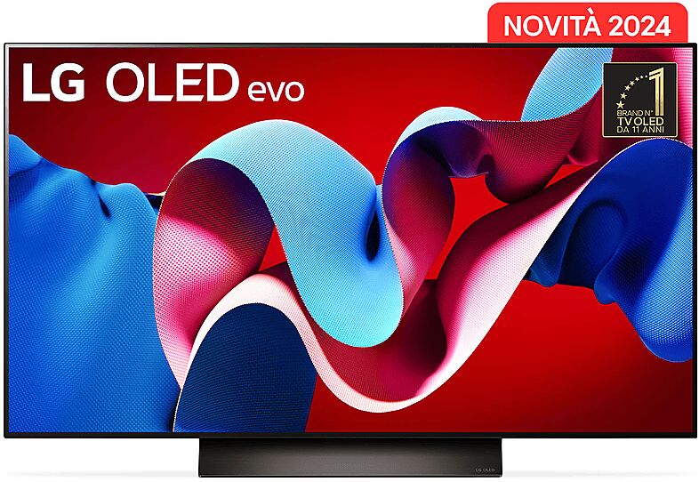 LG OLED evo C4 OLED48C44LA TV OLED, 48 pollici, 4K